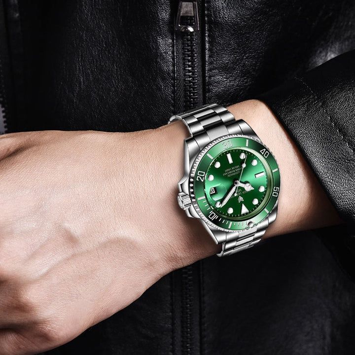 RELOJ TIPO ROLEX SUBMARINER DATE VERDE